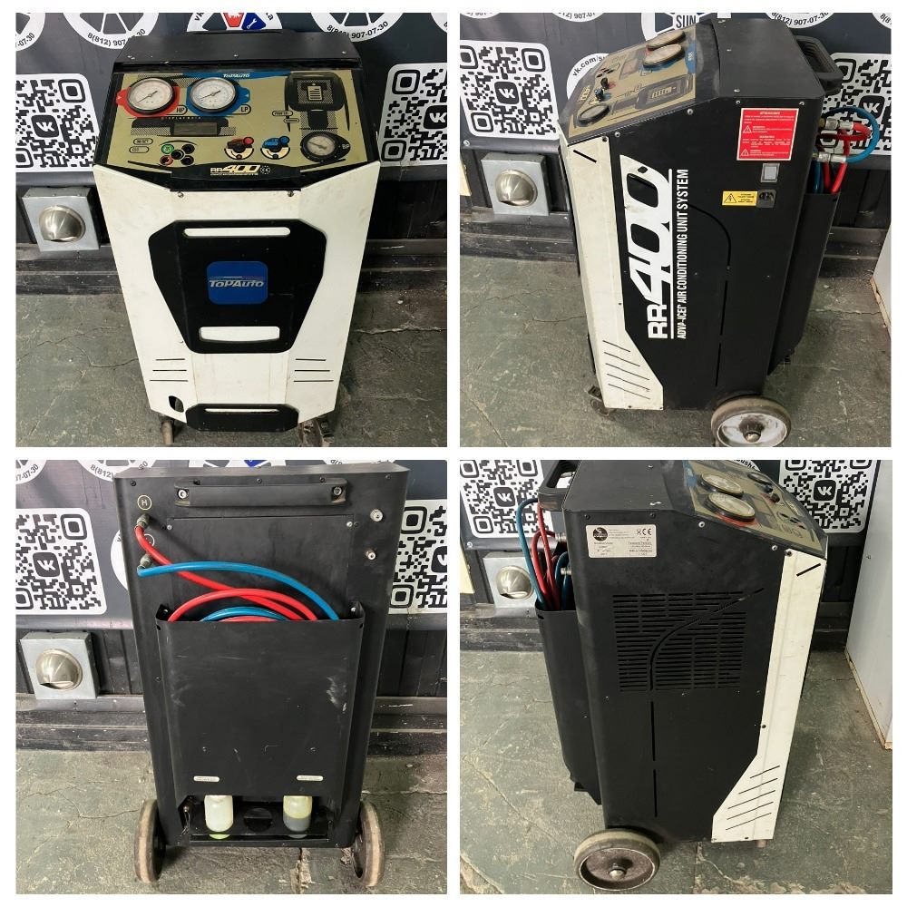Выкупленная станция заправки кондиционеров TopAuto RR400